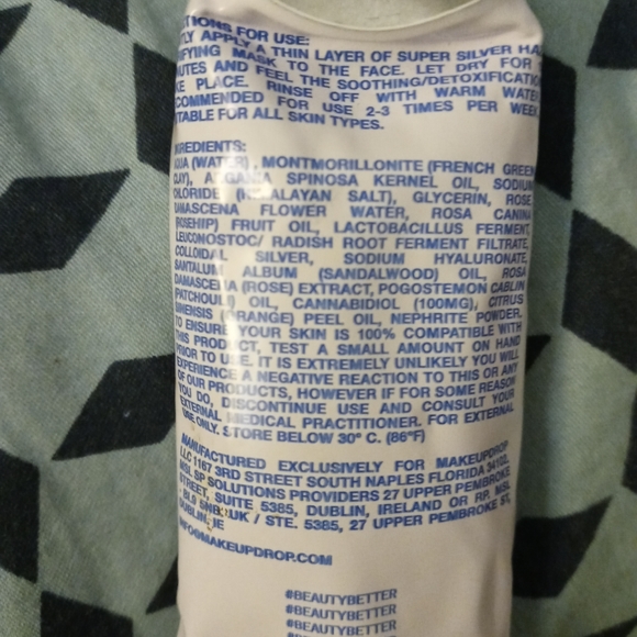 Super silver haze purifying face mask - Picture 3 of 3